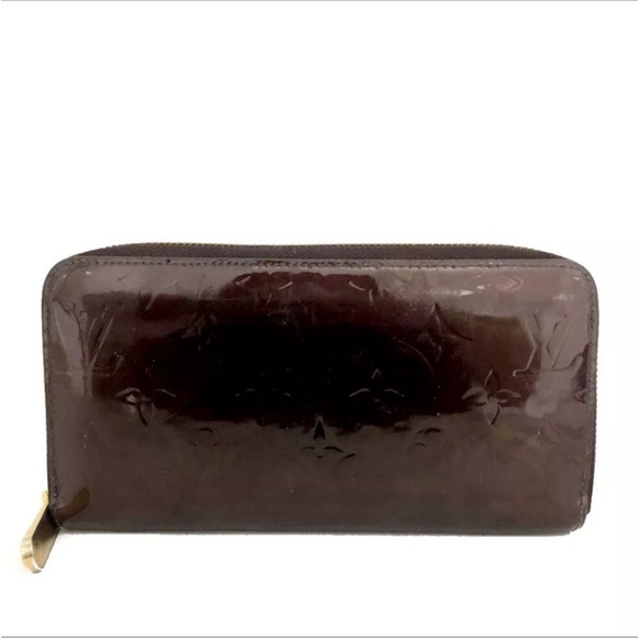 100% Authentic Louis Vuitton Monogram Vernis Zippy Wallet Patent - Picture 7 of 15